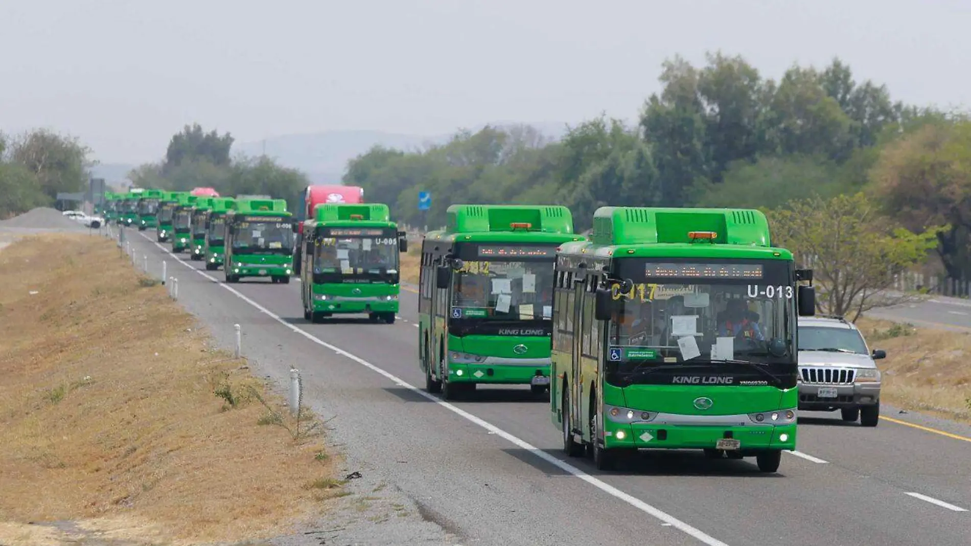 Llegada a Guadalajara de 166 unidades de gas natural